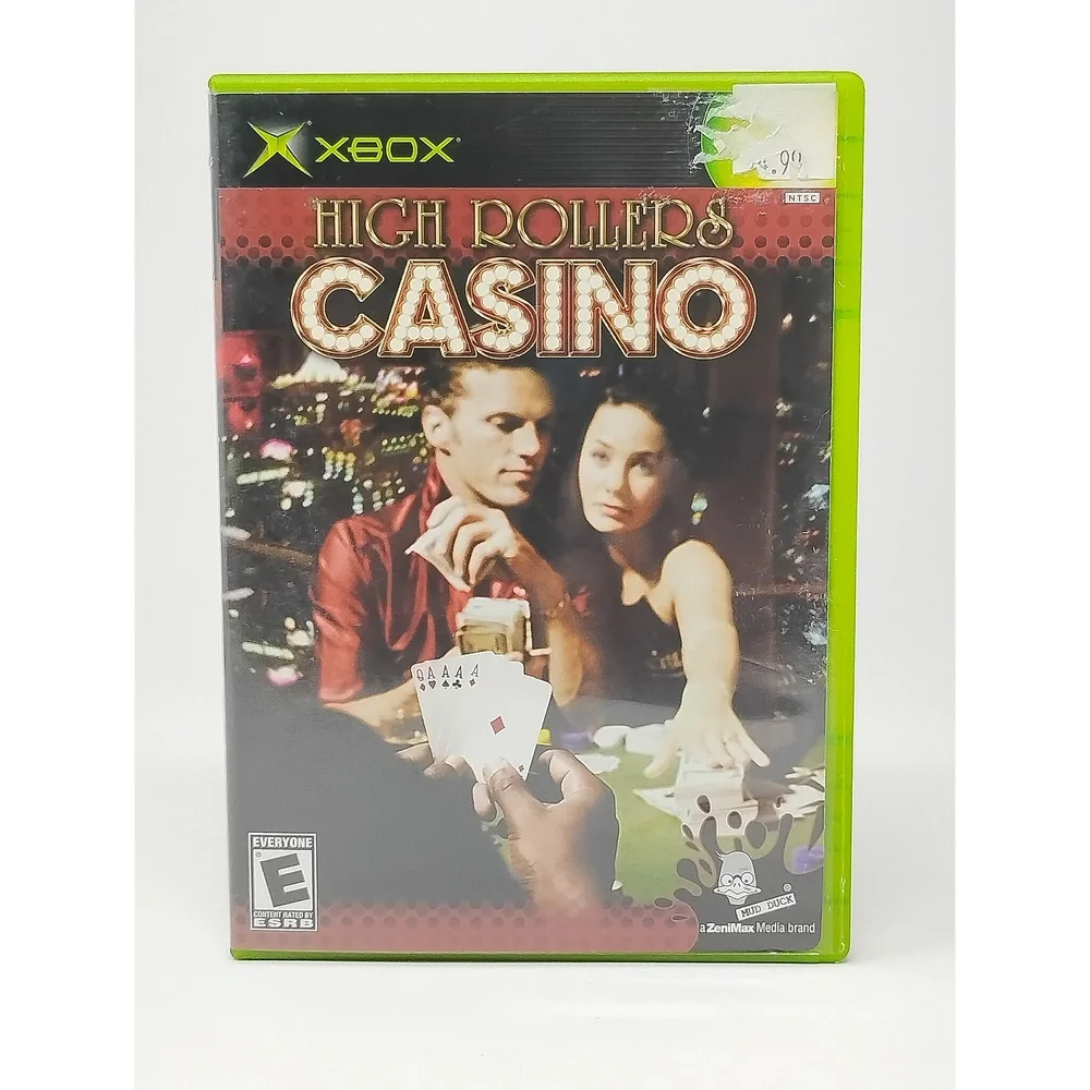 High Rollers Casino Microsoft Xbox 2004 Game Mud Duck Productions Strategy Sim